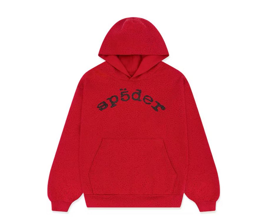 Sp5der VVS red hoodie